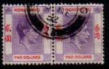 HONG KONG   Scott #  164A   F-VF USED Pair - Usati