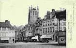 BERGUES - Place De La République Et Rue De La Gare - Bergues