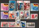Petit Lot De  16 Drapeaux  En DDR - Stamps