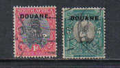 PC632 - SUD AFRICA : 1/2d E 1d Soprastampati " DOUANE " Usato - Sonstige & Ohne Zuordnung