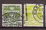 DENMARK - SERIE COURANTE - GRAVÉ - Yvert #  418/9 - VF USED - Used Stamps