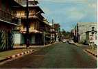 CPSM. CAYENNE. RUE DU GENERAL DE GAULLE ET LE MONT CEPEROU. - Cayenne