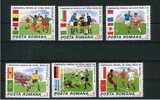 ROMANIA/RUMANIA  1.986  Y&t 3671/76  Serie Completa  MUNDIAL DE FUTBOL 86   SDL-63 - Collezioni