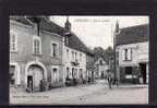 89 CERISIERS Rue De La Poste, Animée, Commerces, Ed Poulain, 191? - Cerisiers