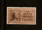 ITALIA - LUOGOTENENZA - 1945 - POSTA PNEUMATICA - Valore Usato Da 60 C. - In Buone Condizioni - DC1611. - Used