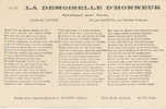 CPA " LA DEMOISELLE D'HONNEUR " - Monologue Pour Noces - Poésie De Latapie - Philosophie & Pensées