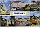 GUERET -  6 Vues : Lycée De Jeunes Filles - Hôtel De Ville -  Jardin Public - Préfecture -  Place Nonnyand - Eglise - Guéret