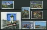 Roumanie Tourisme Sites Monuments Yvert 3103/08 BF 134 ** MNH Cote 10,25 - Ongebruikt