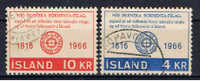 IS+ Island 1966 Mi 406-07 - Gebraucht