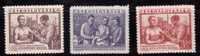Tchécoslovaquie 1952 N°Y.T. : 654 à 656* - Unused Stamps