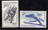 Tchécoslovaquie 1964 N°Y.T. : 1316 Et 1317* - Unused Stamps