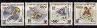 Tchécoslovaquie 1972 N°Y.T. : 1911 à 1914** - Unused Stamps