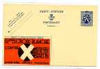 SANTE / NEVRALGIE / MAUX DE TETE / RHUMATISME / GRIPPE / CROIX BLANCHE /  PUBLIBEL  / ENTIER POSTAL BELGIQUE / - Other & Unclassified