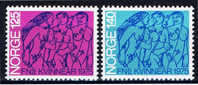 N Norwegen 1975 Mi 698-99** Jahr Der Frau - Unused Stamps