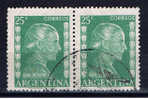 RA+ Argentinien 1952 Mi 595 (Paar) - Used Stamps