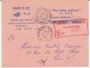 LETTRE . PARTIE DE PARIS 75  FRANCHISE DE PORT CHEQUES POSTAUX - Lettres Civiles En Franchise