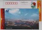 Bird View Of Old Harbour Area,port Crane,China 2002 Shangdong Labour Union Warm Project Advertising Pre-stamped Card - Sonstige (See)