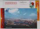 Bird View Of Old Harbour Area,port Crane,China 2002 Shangdong Labour Union Warm Project Advertising Pre-stamped Card - Other (Sea)