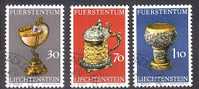 Liechtenstein -   Mi.Nr.  587-589   Gestempelt - Gebraucht