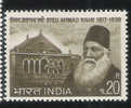 India 1973 Syed Ahmad Khan Aligarh University MNH - Ungebraucht