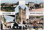 Cpsm MONTFLANQUIN Souvenir 5 Vues - Monflanquin