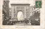 75 - Paris 10 - Porte Saint-Denis - (animée - Circulée 1907) - Arrondissement: 10