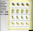 Angola 1992  Perroquet Protection Oiseaux  Yv 862/865 Michel 891/894  Scott 837/840 ++  5x  Kleinbogen 4 Satze - Parrots