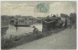 86 F/ CPA LAROCHE (89) LE BASSIN DU CANAL DE BOURGOGNE - Laroche Saint Cydroine