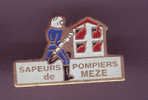 Pin´s - Sapeurs Pompiers De Meze - Brandweerman