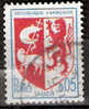 Timbre France Y&T N°1468 (04) Obl.  Armoirie D´Auch.  0.12 F. Bleu Et Rouge. Cote 0,15 € - 1941-66 Coat Of Arms And Heraldry