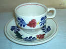 BOCH Boerenbont Ilona - Kopje/sch - Tasse/st - Cup And Saucer - TA294 - Boch (BEL)