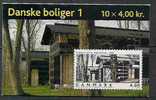 DENMARK - HOUSES - ARCHITECTURE -  2003 - Michel # 1339  - Complete  BOOKLET - CARNET -   VF USED - Carnets