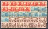 FRANCE - GROUP UNUSED NEVER HINGED / REGUMMED STAMPS 1938-1939 - Collections