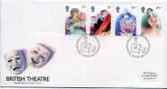 1982  Europa CEPT   FDC Historical Events - British Theatre   Mi Nr 914-7 - 1971-1980 Em. Décimales