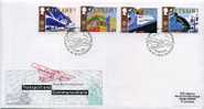 1988  Europa CEPT   FDC Transport And Communications Mi Nr 1147-50 - 1971-1980 Em. Décimales