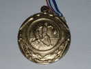 Médailles - FOOTBALL 5 Cm - Avec Ruban Tricolor Sans Gravure - Sonstige & Ohne Zuordnung