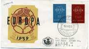 1959  EUROPA CEPT   COB 1111-2 - 1951-1960