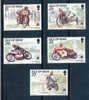 ISOLA DI MAN 1991 80° ANNIVERSARIO CORSA MOTOCICLISTICA "TOURIST Trophy Mountain" Dell´ISOLA. SERIE COMPLETA MNH** - Motorräder