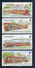 ISOLA DI MAN 1993 CENTENARIO DEL SERVIZIO DI TRAMWAY SULL´ISOLA DI MAN. SERIE COMPLETA MNH** - Tranvie