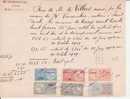 FISCAUX SUR DOCUMENT .NOTAIRE SAINT MALO 35.QUITTANCES_IMPOTS SUR LES REVENU - Storia Postale