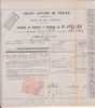 FISCAUX SUR DOCUMENT .CREDIT FONCIER DE FRANCE ST MALO 35.TAXE-PAYEMENT Se Tenant - Storia Postale