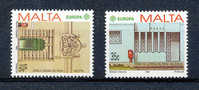 MALTA 1990  EUROPA. EDIFICI POSTALI. SERIE COMPLETA MNH** YT 810/11 - 1990