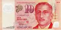 2004 SINGAPORE PLASTIC BANKNOTE $10.0 - Singapour