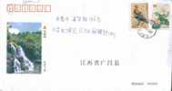 Yuyuanfeipu  Waterfall  ,  Pre-stamped Cover , Postal Stationery - Andere & Zonder Classificatie