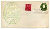 ENTIER POSTAL / ETATS UNIS / USA STATIONERY / NEW YORK / 1ER JOUR 71st REGIMENT ARMORY NOV 16 17 18 1950 CHATEAU - 1941-60