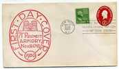 ENTIER POSTAL / ETATS UNIS / USA STATIONERY / NEW YORK / 1ER JOUR 71st REGIMENT ARMORY NOV 16 17 18 1950 CHATEAU - 1941-60