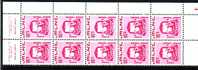 ISRAEL - 383A** - Bloc De 10 Cote 5,60 Euros Depart à 10% - Unused Stamps (with Tabs)