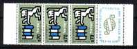 ISRAEL - 287** - Bande De 3 Cote 2,65 Euros Depart à 10% - Unused Stamps (with Tabs)