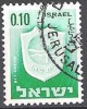 Israel 1965 Michel 326X O Cote (2007) 0.25 Euro Armoirie Bet Shean Cachet Rond - Gebruikt (zonder Tabs)