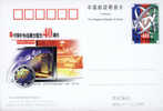 1998 CHINA P-CARD JP-69 40 ANNI.OF CCTV 1V - Postales